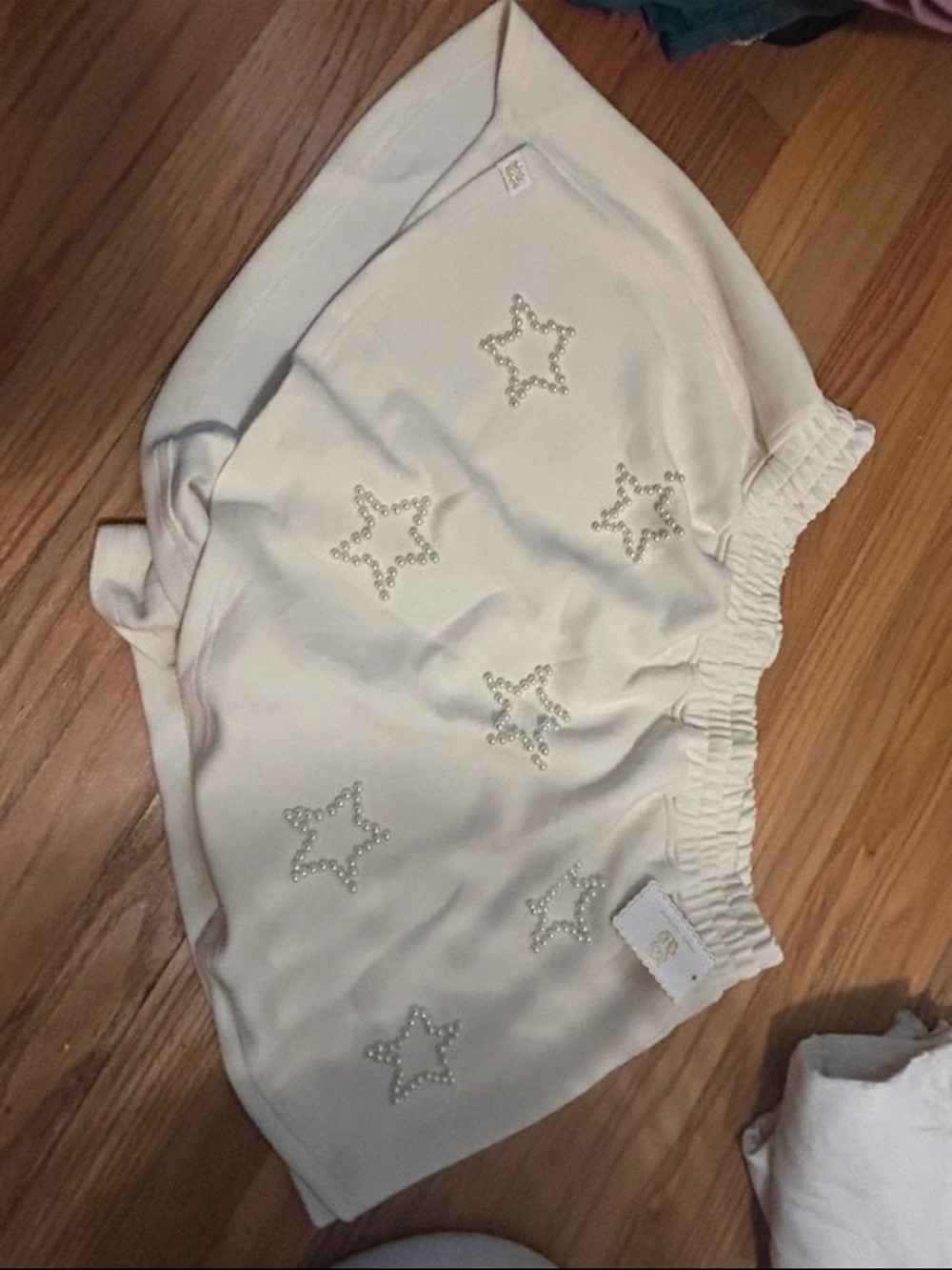 Simply Southern Cream Star Embellished Skirt